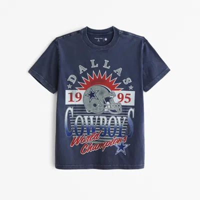 Abercrombie & Fitch Dallas Cowboys Graphic Tee In White