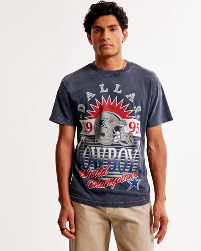 Abercrombie & Fitch Dallas Cowboys Graphic Tee In White