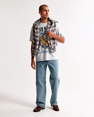 Abercrombie & Fitch Dallas Cowboys Vintage-inspired Graphic Tee In White