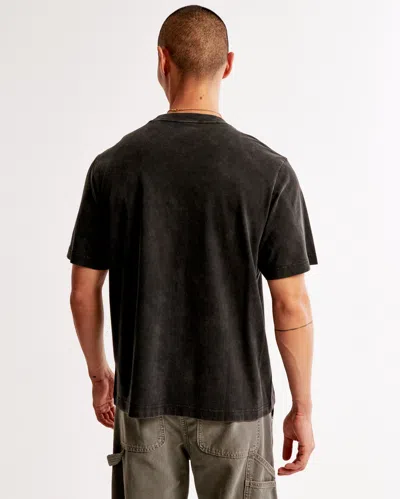 Abercrombie & Fitch Carolina Panthers Vintage-inspired Graphic Tee In Green