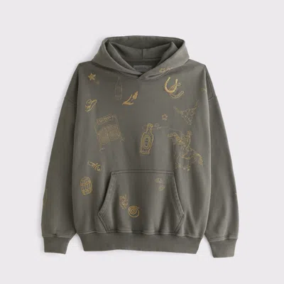 Abercrombie & Fitch Essential Popover Hoodie In Blue