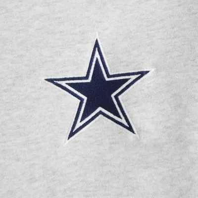 Abercrombie & Fitch Dallas Cowboys Full-zip Hoodie In Gray