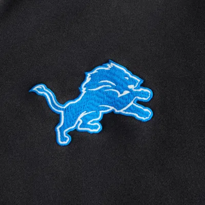 Abercrombie & Fitch Detroit Lions Full-zip Hoodie In Gray