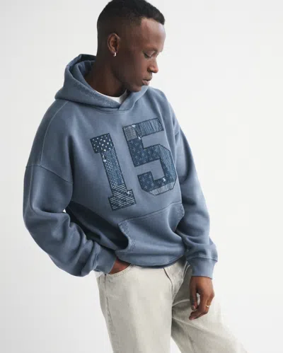 Abercrombie & Fitch Essential Popover Hoodie In White