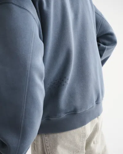 Abercrombie & Fitch Essential Popover Hoodie In White