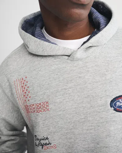 Abercrombie & Fitch Essential Popover Hoodie In Gray