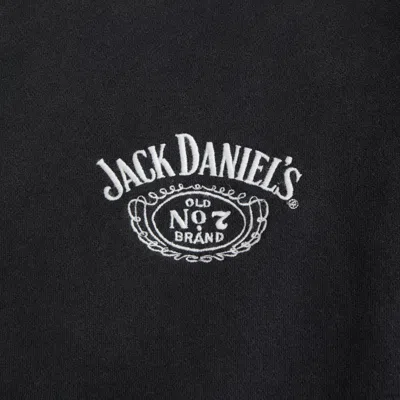 Abercrombie & Fitch Jack Daniel's Full-zip Hoodie In Black