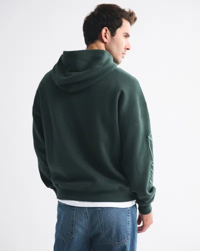 Abercrombie & Fitch Guinness Graphic Popover Hoodie In Green