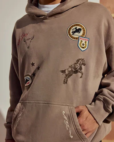 Abercrombie & Fitch Essential Popover Hoodie In Brown