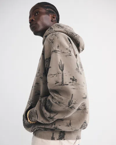 Abercrombie & Fitch Essential Popover Hoodie In Brown