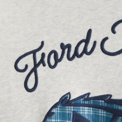 Abercrombie & Fitch Ford Graphic Crew Sweatshirt In Gray