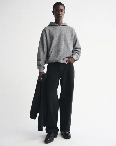 Abercrombie & Fitch Essential Popover Hoodie In Gray