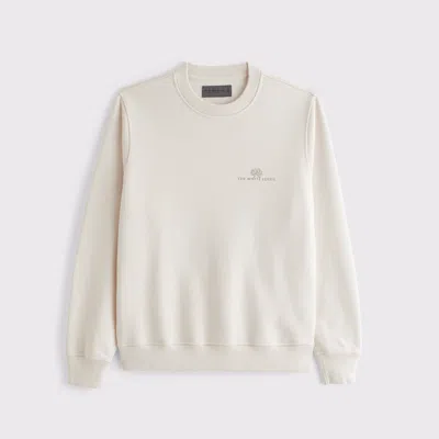 Abercrombie & Fitch The White Lotus Graphic Crew Sweatshirt In Brown