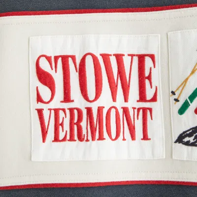 Abercrombie & Fitch Ski Graphic Crew Sweatshirt In Blue