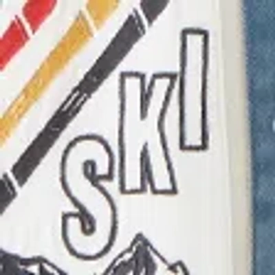 Abercrombie & Fitch Ski Graphic Crew Sweatshirt In Blue