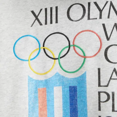 Abercrombie & Fitch Olympics Graphic Popover Hoodie In Gray