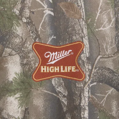 Abercrombie & Fitch Miller High Life Graphic Popover Hoodie In Green