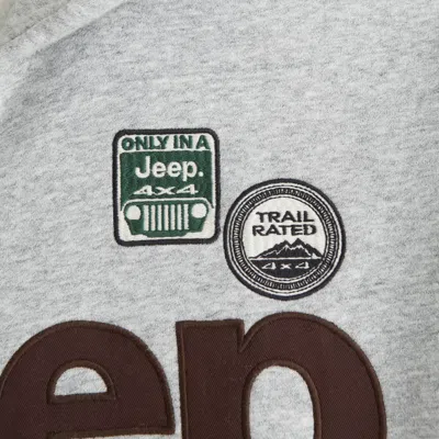 Abercrombie & Fitch Jeep Full-zip Hoodie In Gray