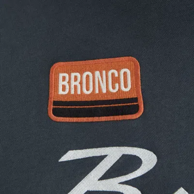 Abercrombie & Fitch Bronco Graphic Popover Hoodie In Blue