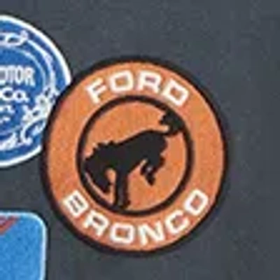 Abercrombie & Fitch Bronco Graphic Popover Hoodie In Blue