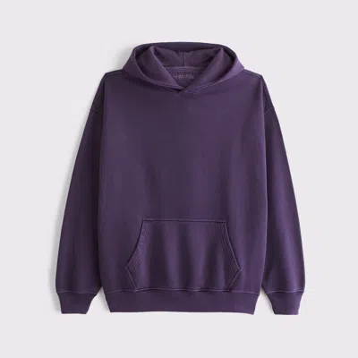 Abercrombie & Fitch Essential Popover Hoodie In Purple