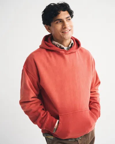 Abercrombie & Fitch Essential Popover Hoodie In Brown