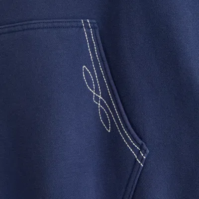 Abercrombie & Fitch Essential Popover Hoodie In Blue