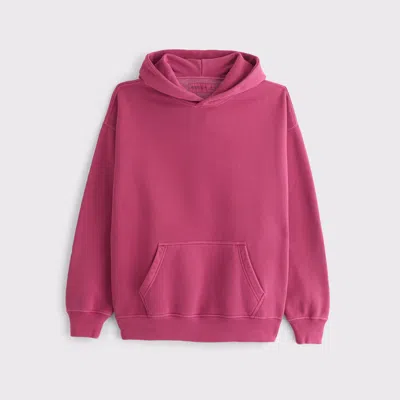 Abercrombie & Fitch Essential Popover Hoodie In Pink