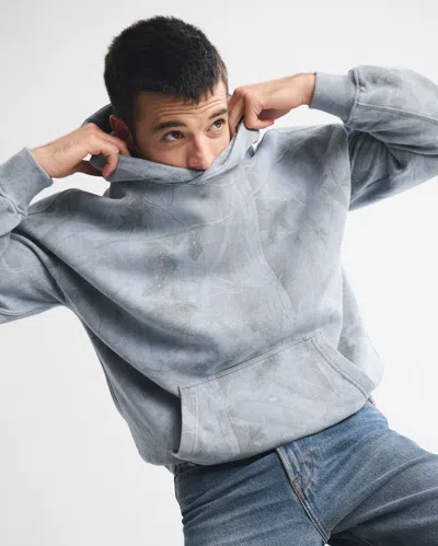 Abercrombie & Fitch Essential Popover Hoodie In Blue