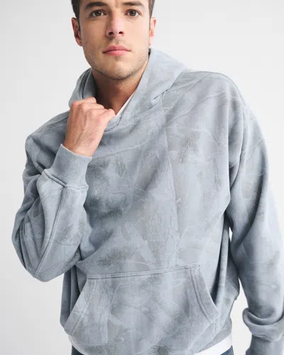 Abercrombie & Fitch Essential Popover Hoodie In Blue