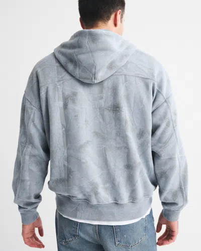Abercrombie & Fitch Essential Popover Hoodie In Blue