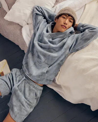 Abercrombie & Fitch Essential Popover Hoodie In Blue