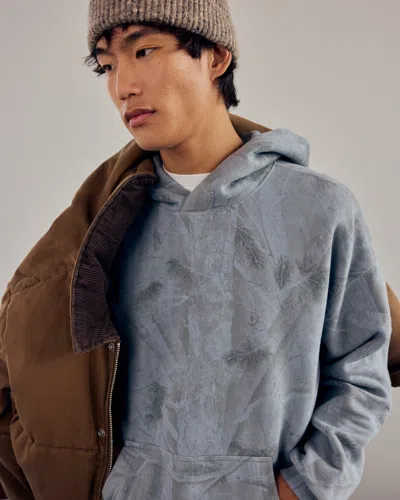 Abercrombie & Fitch Essential Popover Hoodie In Blue