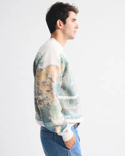 Abercrombie & Fitch Essential Crew Sweatshirt In Neutral