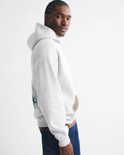 Abercrombie & Fitch Guinness Graphic Popover Hoodie In Gray