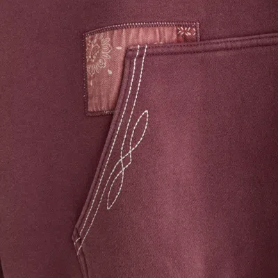 Abercrombie & Fitch Essential Popover Hoodie In Burgundy