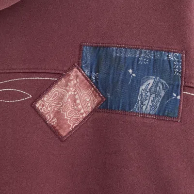 Abercrombie & Fitch Essential Popover Hoodie In Burgundy