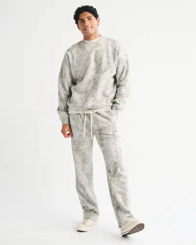 Abercrombie & Fitch Essential Crew Sweatshirt In Brown