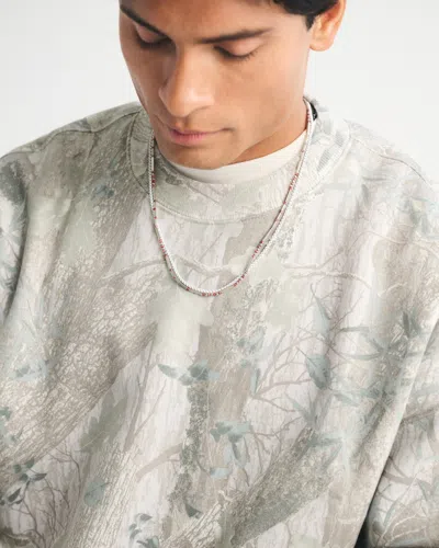 Abercrombie & Fitch Essential Crew Sweatshirt In Brown