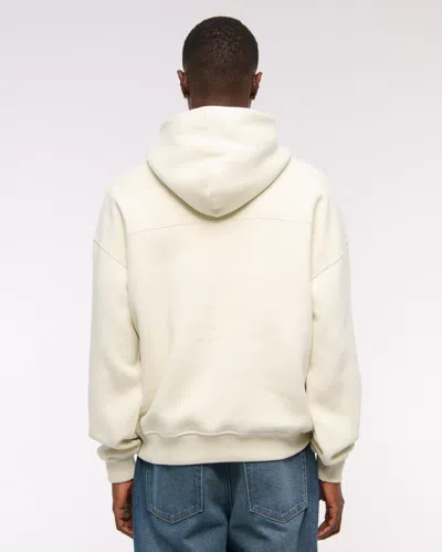 Abercrombie & Fitch Cowboy Graphic Essential Popover Hoodie In Neutral