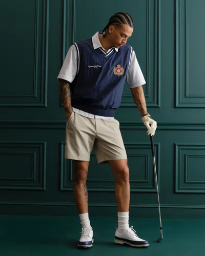 Abercrombie & Fitch Random Golf Club Nylon Vest In Blue