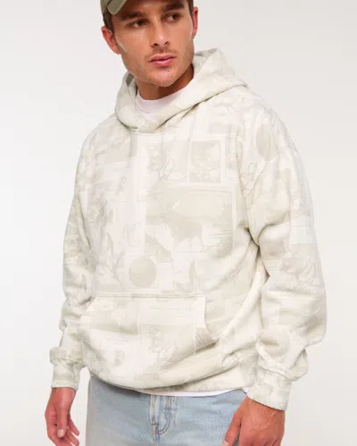 Abercrombie & Fitch Essential Popover Hoodie In Neutral