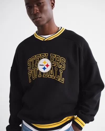 Abercrombie & Fitch Pittsburgh Steelers Graphic Crew Sweatshirt In Multi