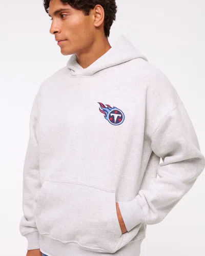 Abercrombie & Fitch Tennessee Titans Graphic Popover Hoodie In Multi