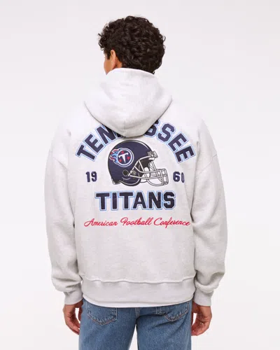 Abercrombie & Fitch Tennessee Titans Graphic Popover Hoodie In Multi