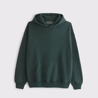 Abercrombie & Fitch Essential Popover Hoodie In Green