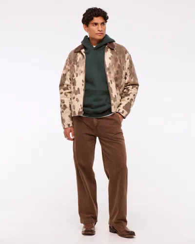 Abercrombie & Fitch Essential Popover Hoodie In Green