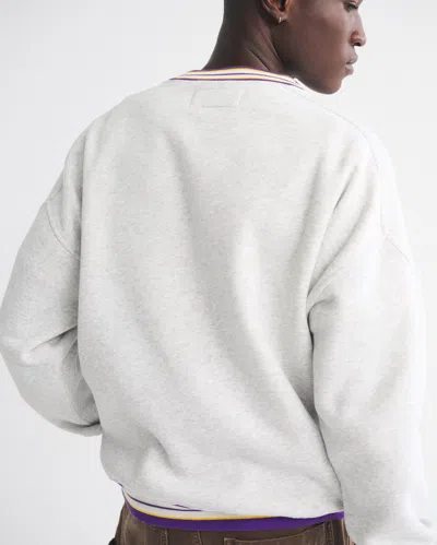 Abercrombie & Fitch Minnesota Vikings Graphic Crew Sweatshirt In Multi