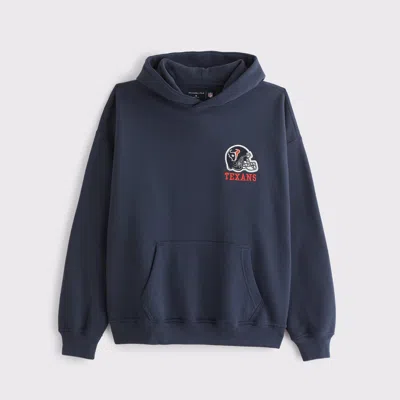 Abercrombie & Fitch Houston Texans Graphic Popover Hoodie In Multi