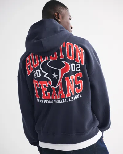 Abercrombie & Fitch Houston Texans Graphic Popover Hoodie In Multi